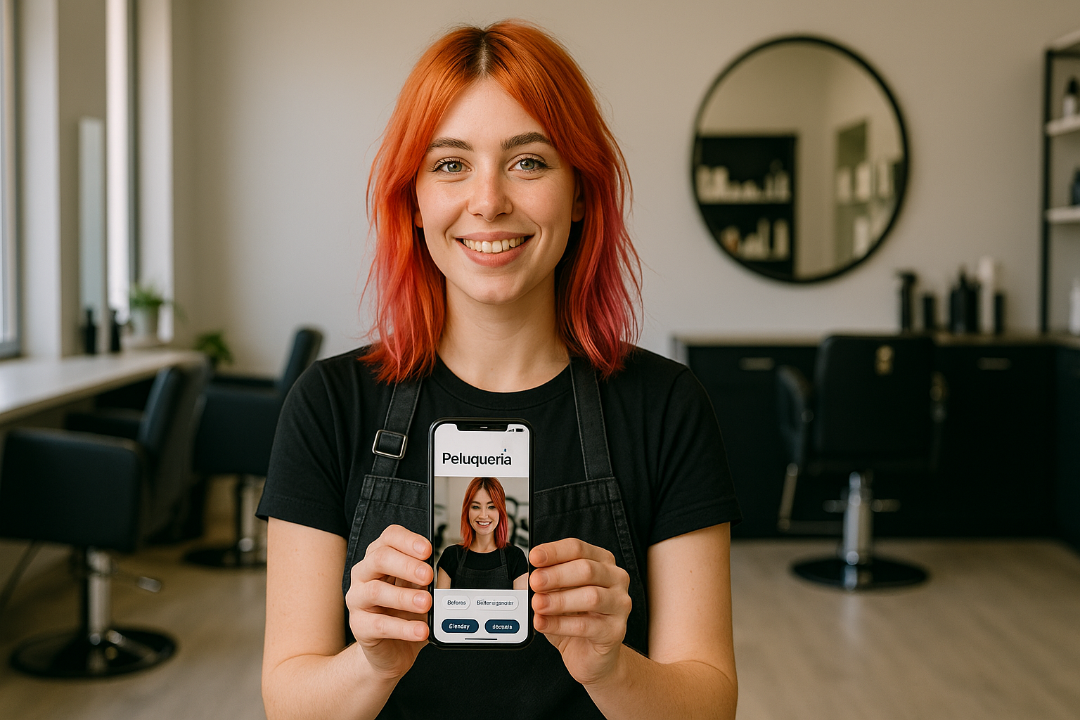 Cliente feliz con su web en el móvil