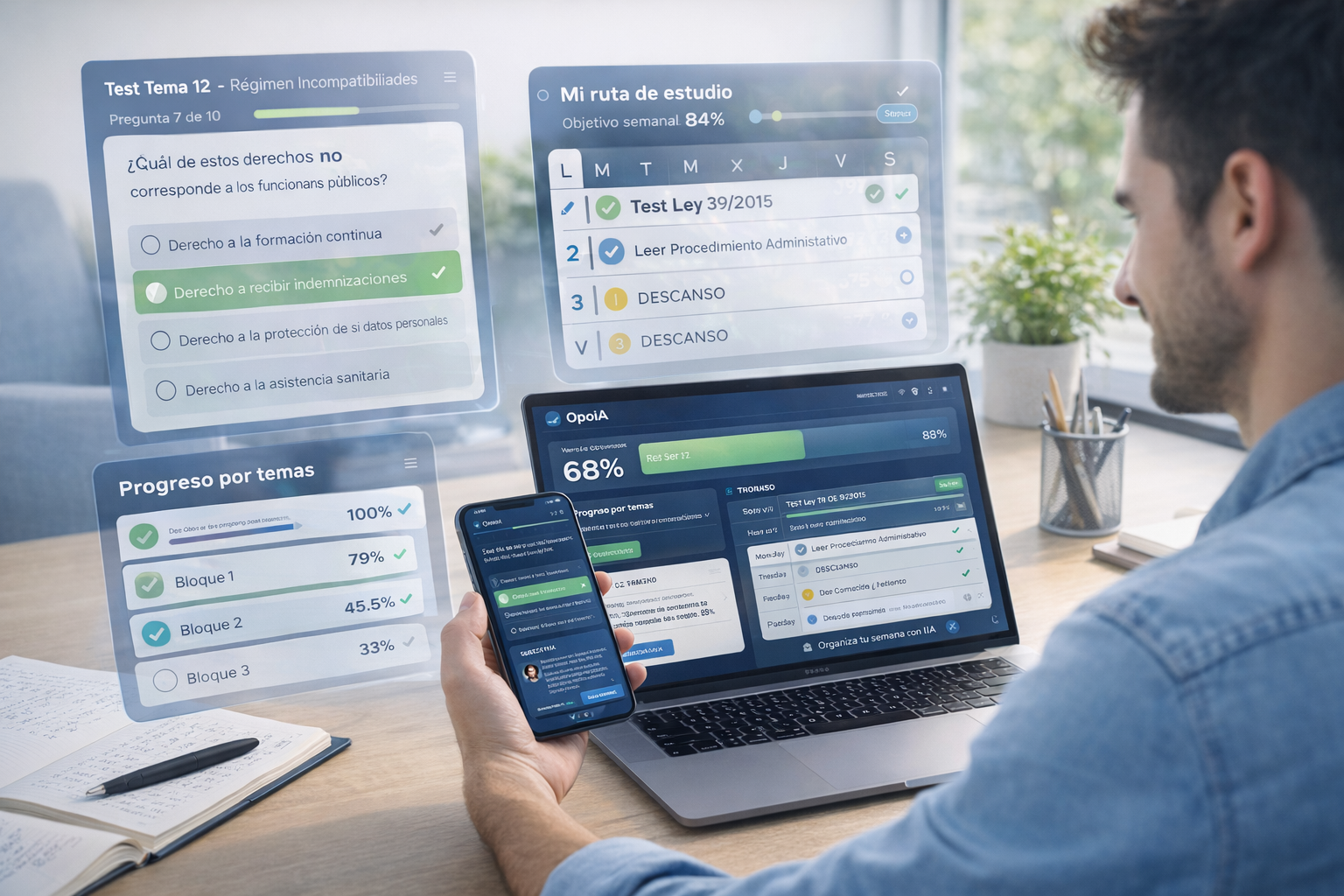 OpoIA ecosistema completo de estudio con IA