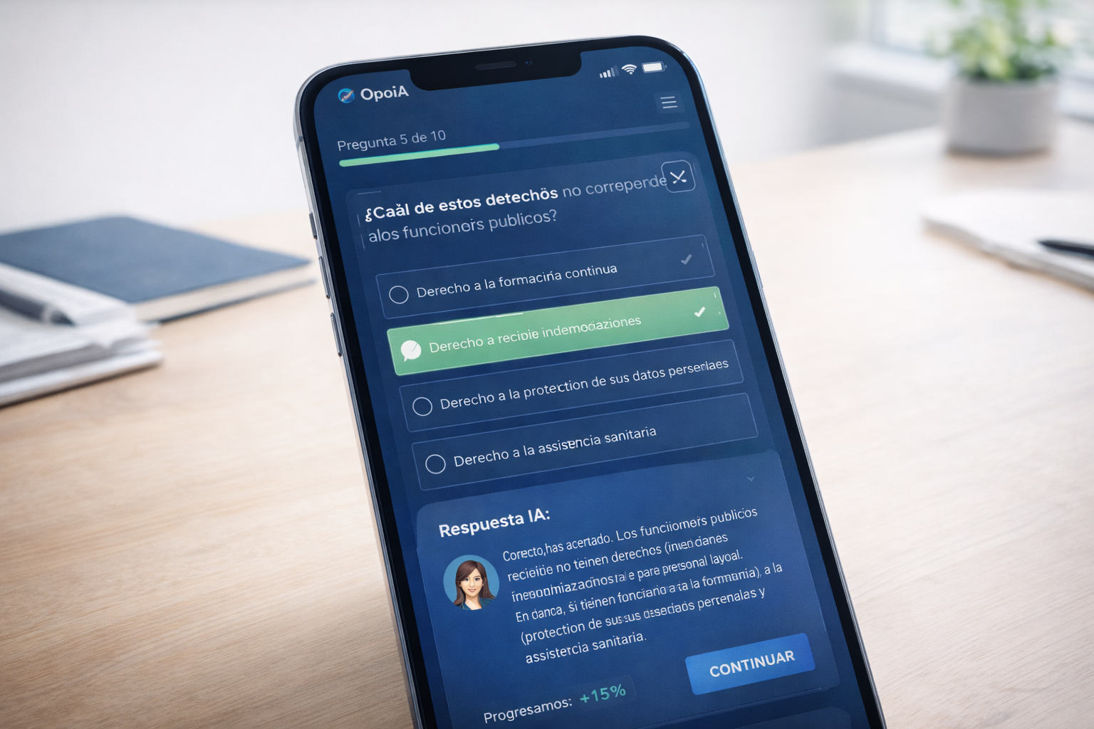 OpoIA test con ayuda de IA